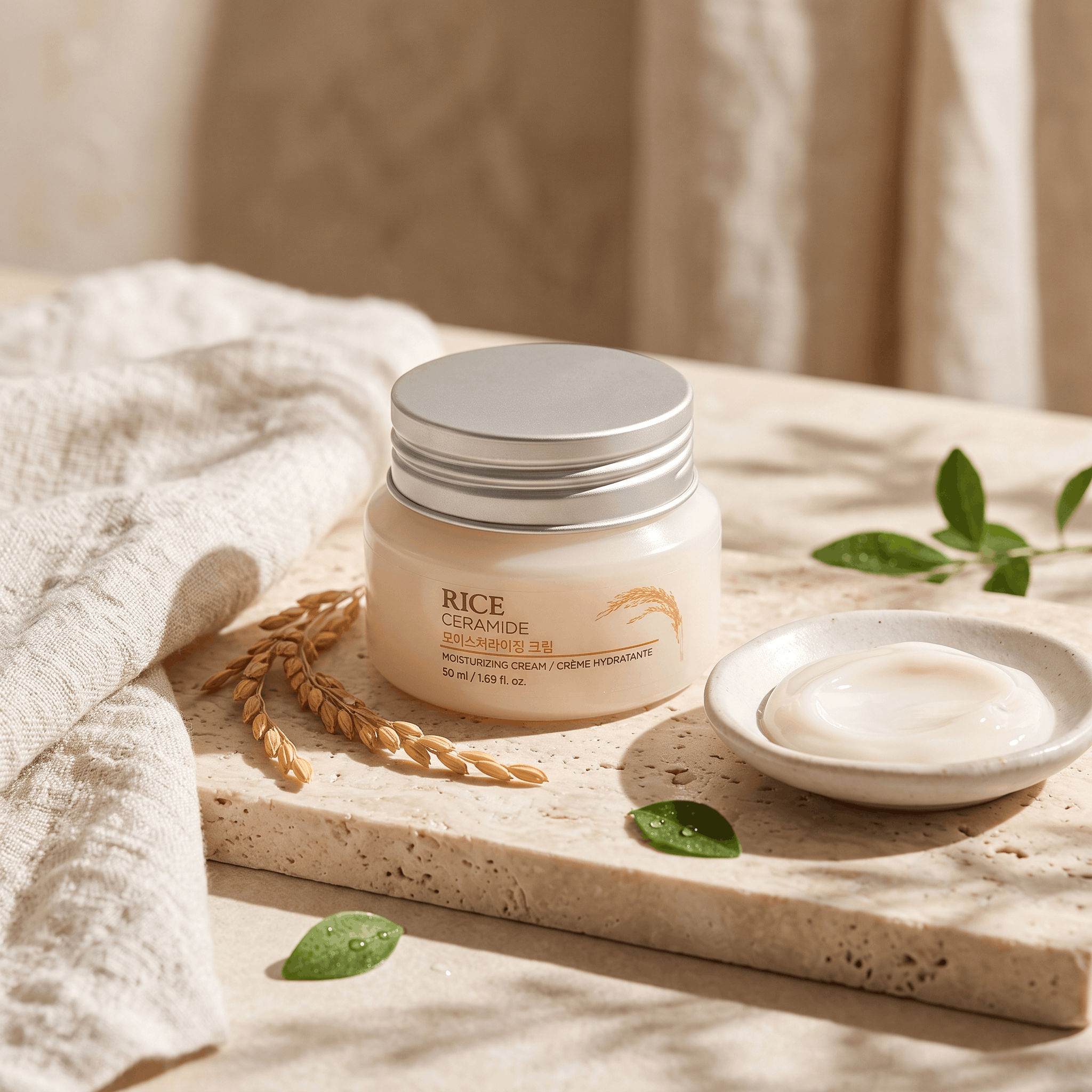 Gemini_Generated_Image_iz1jabiz1jabiz1j The Face Shop RICE CERAMIDE Moisturizing Cream 50 ML/1.65 FL. OZ - Image 1