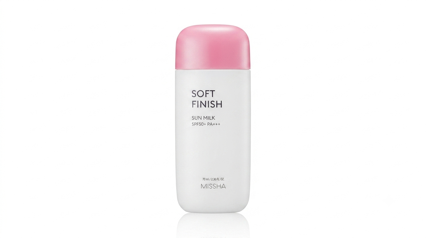 Gemini_Generated_Image_uny124uny124uny1 Missha All Around Safe Block Soft Finish Sun Milk SPF50+/PA+++ 70ml - Image 1